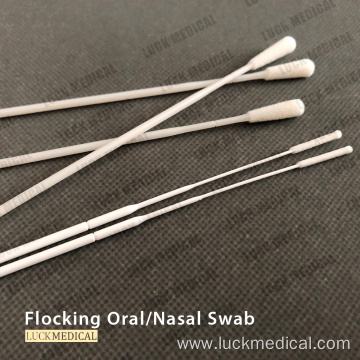 Disposable Virus collection Flocked Oral Nasal Swab